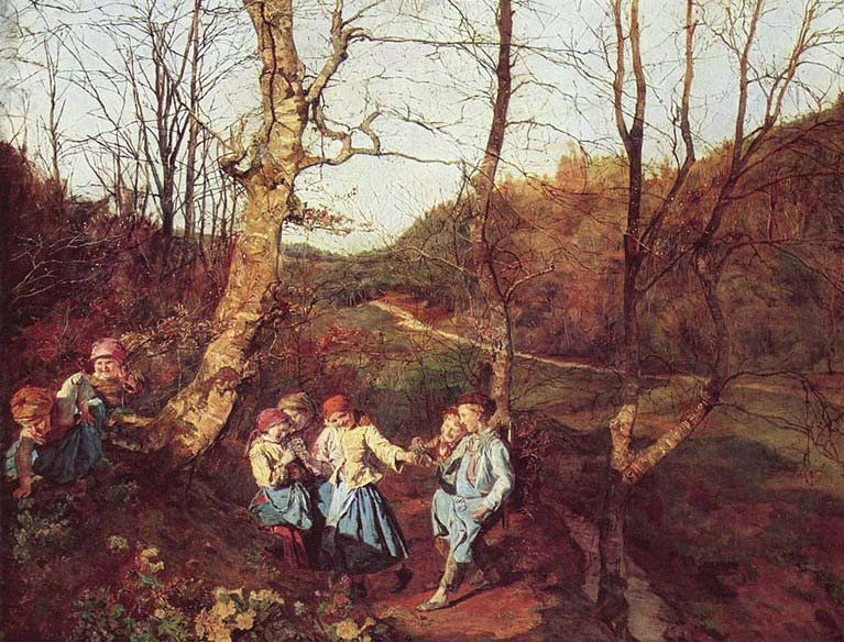 Ferdinand Georg Waldmuller Vorfruhling im Wienerwald